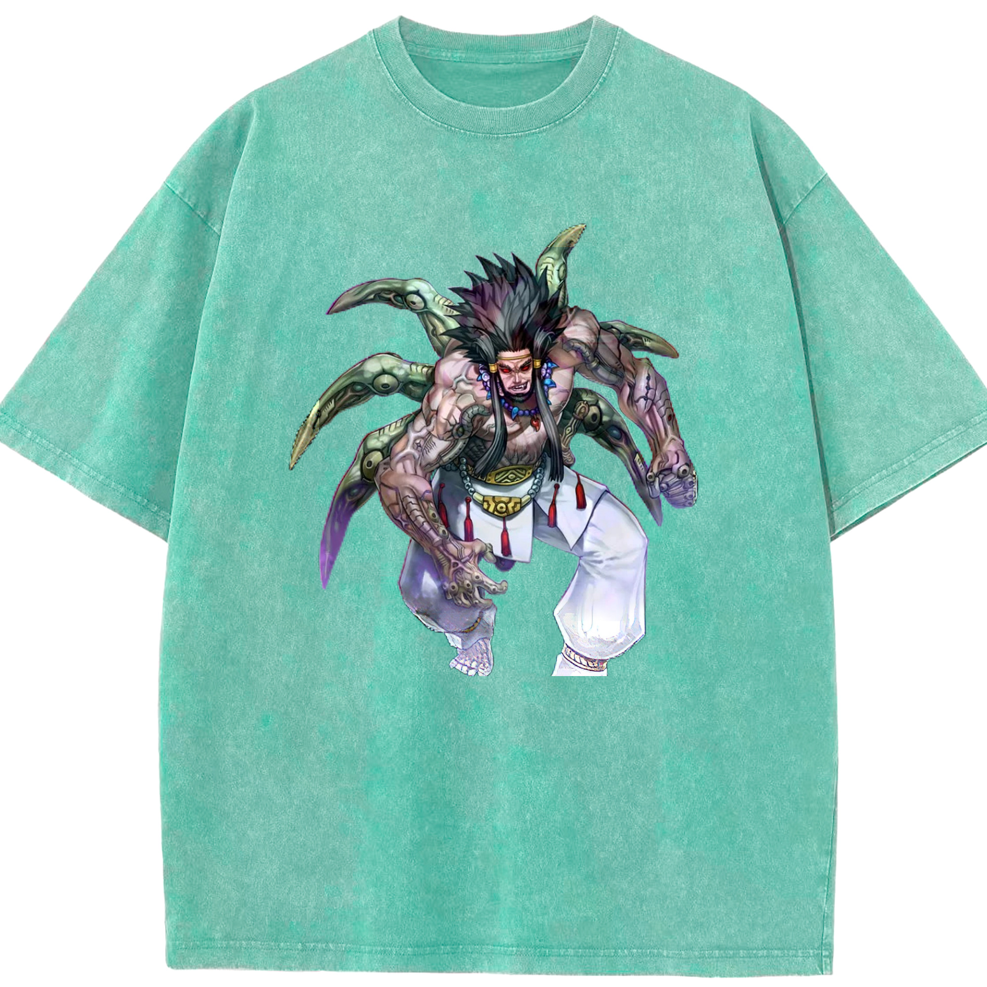 （画像用） 遊☆戯☆王 Yu-Gi-Oh! 綿100% ヴィンテージ風 半袖Tシャツ（フロントプリント）